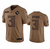 Men's Tennessee Titans #31 Kevin Byard 2023 Brown Salute To Service Limited Jersey Dyin,baseball caps,new era cap wholesale,wholesale hats